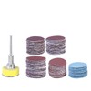 Bestgle Pack of 100 Sandpaper 25 mm Velcro Sanding Discs