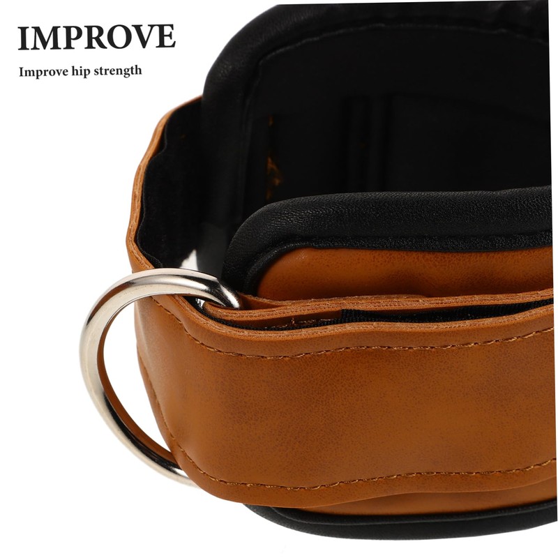 Sosoport 2pcs Padded Ankles Straps Cable Machines Ankles Cuff for