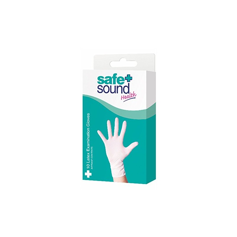 Safe & Sound 10 Latex Exam Gloves