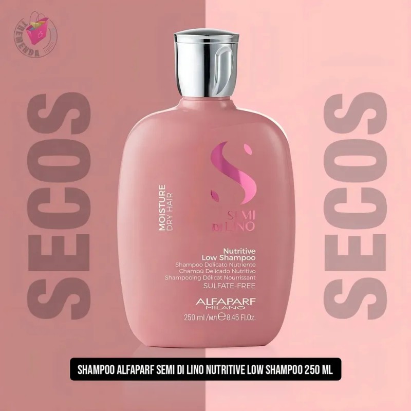 Nutritive Low Shampoo Alfaparf Libre De Sulfato Semi Di Lino