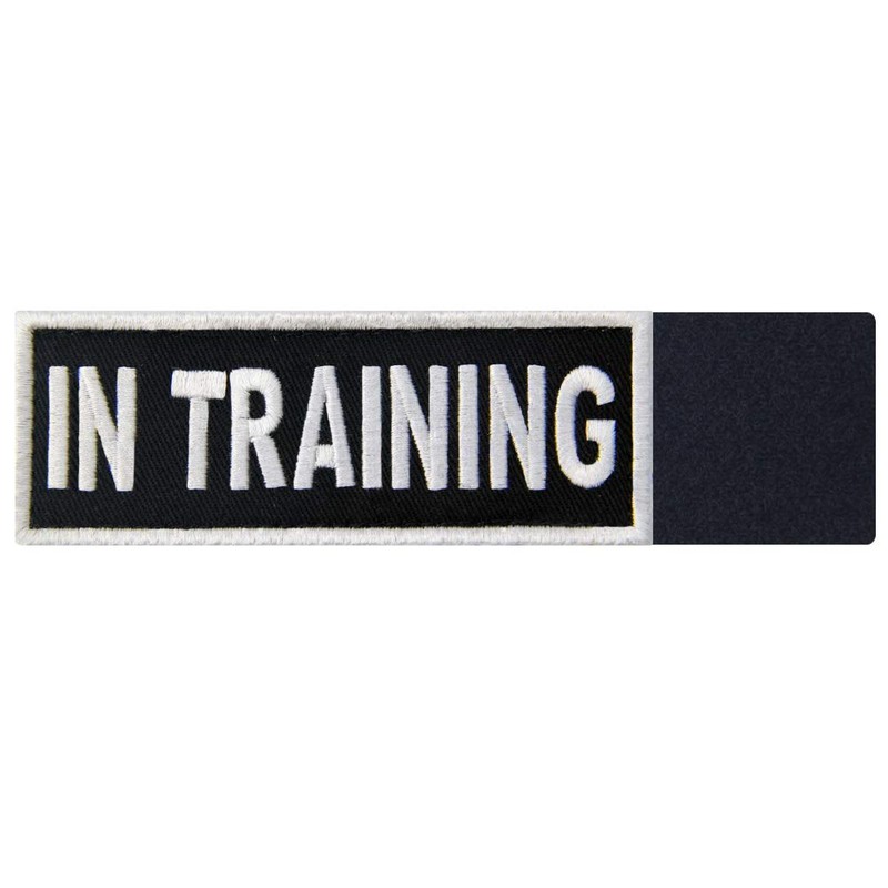 Service Dog in Training Vests/Harnesses Patch Embroidered Badge Fastener Hook
