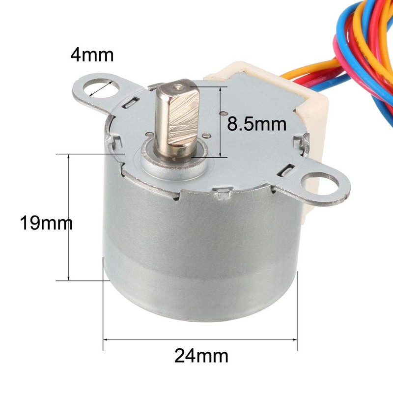 uxcell 2PCS 24BYJ48 DC 12V Reduction Stepper Motor Micro Reducer