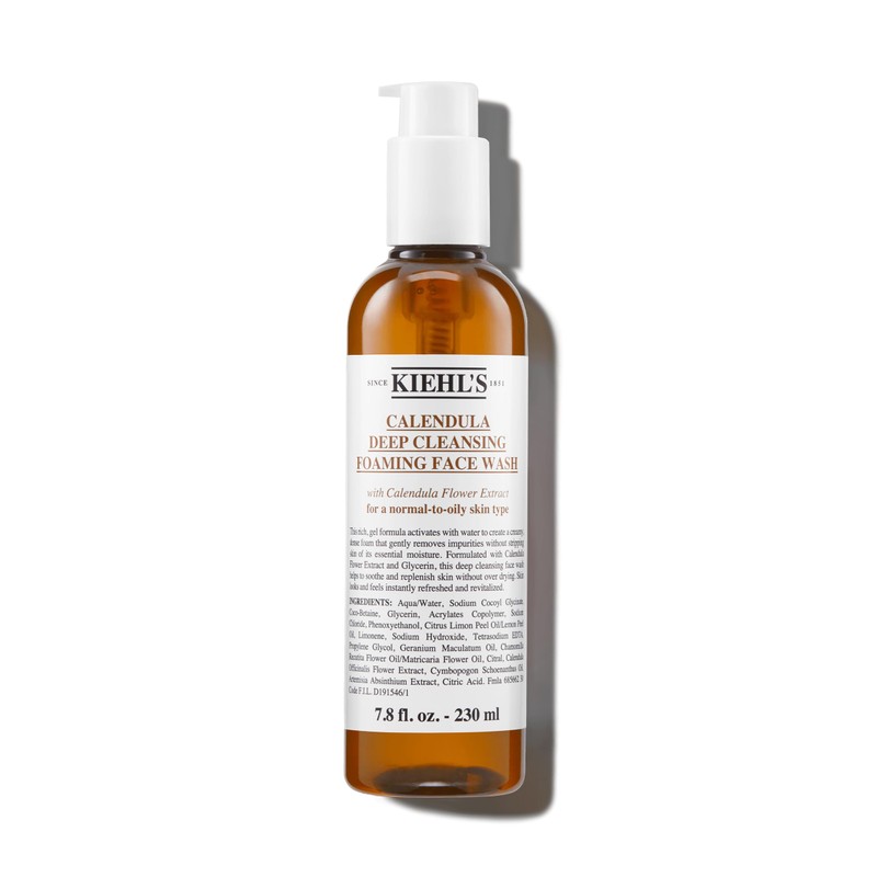 Kiehl's Calendula Deep Cleansing Face Wash, Balances Skin While Gently