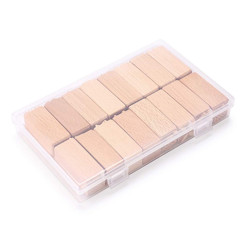 Sumnacon Pottery Clay Tools Printing Molds, Wooden, Pottery Supplies, Clay