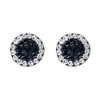 ENTREPLATA 925 Sterling Silver Mosaic Microsetting Earrings for Women Girls