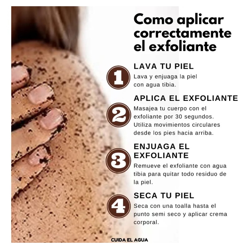 Exfoliante Corporal De Café Arábigo, Extracto - Café 250g Café