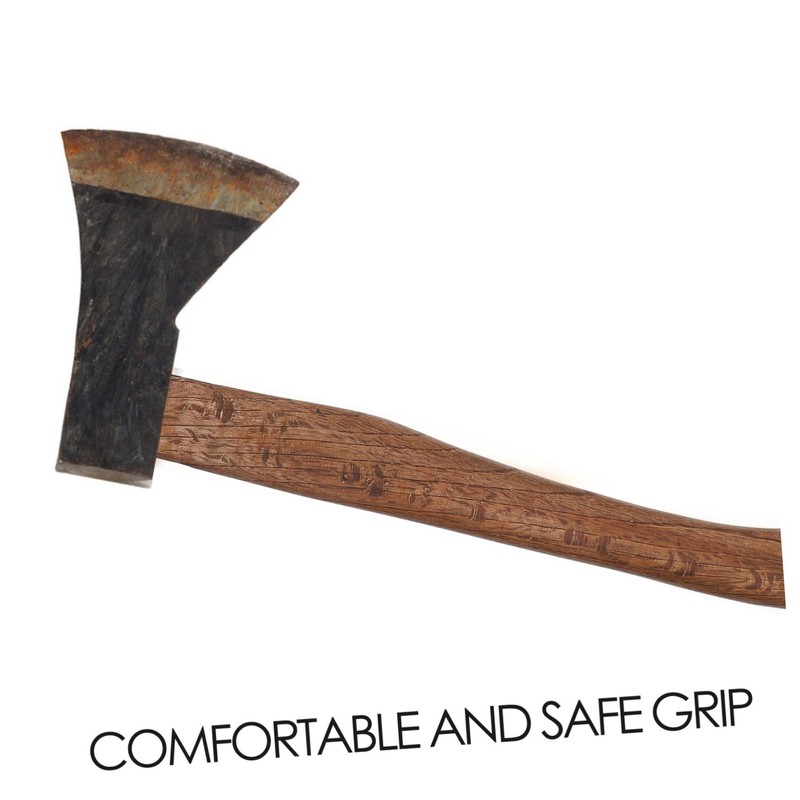 SHINEOFI Axe Handle Replacement Carbonized Acutissima for Hatchet and Camp