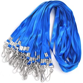 Bird Fiy Badge Lanyards for ID Name Badge Holder/Name Tags (50Piece, Blue)