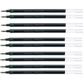 Pack of 10 uni-ball UMR-10 Refills for Gel Impact / Broad UM 153S UM153S- UM 153C Line Colour: Black (10)