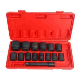 1.5" Drive Metric Impact Socket Set 9-32 mm Hex (15pcs) (JQ-12-15set_)