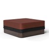 Square Waterproof Hot Tub Cover with Drawstring, Multiple Size Options