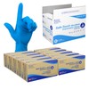 Dynarex Safe-Touch Disposable Nitrile Exam Gloves, Powder-Free, Latex-Free, Touchscreen Friendly