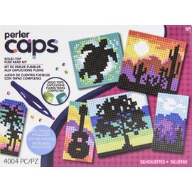 Perler 80-54390 Solid-Top Cap Fuse Beads, 4005pcs, Deluxe Box Kit