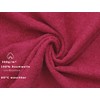 Betz Naples Flannels 100% Cotton 30 x 30 cm Cranberry