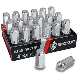 Sposuit M14x1.5 Lug Nuts - Replacement for 2007-2013/2017-2024 Acura MDX, 2009-2014 TL, 2017-2024 NSX - Closed End Chrome Lug Nut(20 Pcs)