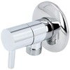 Designer Angle Valve with Ceramic Head and Rosette DN10 1/2