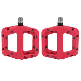 Enlee 2pcs Mountain Bike Pedals NonSlip Nylon Fiber Lightweight Bicycle Platform Flat Pedals