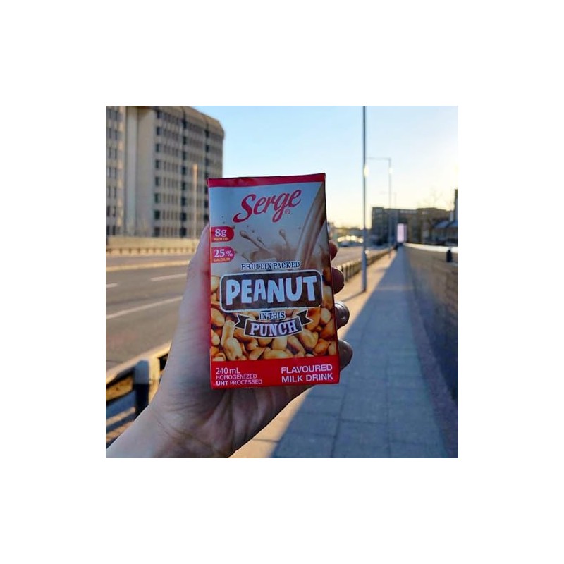 Serge Peanut Punch, 8.5 Ounce (Pack of 24)