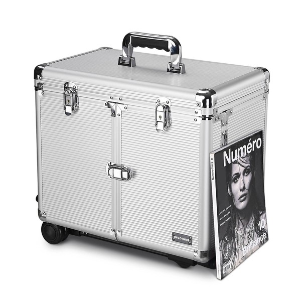 BYOOTIQUE Rolling Makeup Train Case Trolley Hair Salon Clipper Trimmer Barber