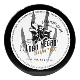 Cera Brillante Lobo Negro Hunter Cabello, Barba 85g