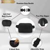 Bomvabe Everywhere Belt Bag 2L Black, Large Fanny Pack for