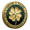 Lucky Lucky Charm with Good Luck Four Leaf Clover and