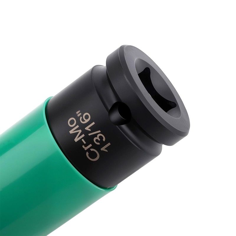 KEILEOHO 5 Pcs 1/2-Inch Drive Wheel Protector Impact Socket, Metric,15