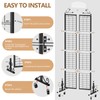 Urban Deco Grid Wall Panel Display Stand, 2.2' x 6.2'