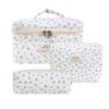3 x Cosmetic Bag Women's Travel Toiletry Bag Set, Toiletry