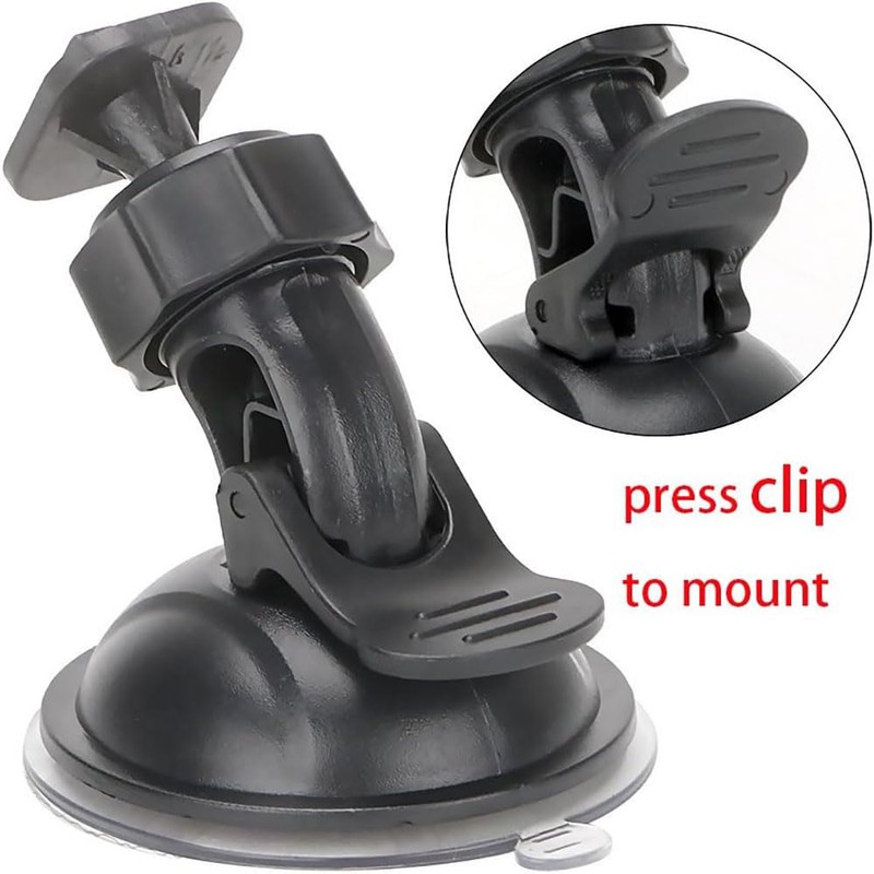 2 pcs Dashcam Suction Cup Mount for Car, Universal Windshield