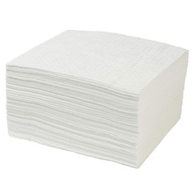 Aain® pad011 Oil Spill Absorbent Mats for Garage, Oil Only White Heavy Weight Absorbent Pad 20" Length x 15" Width