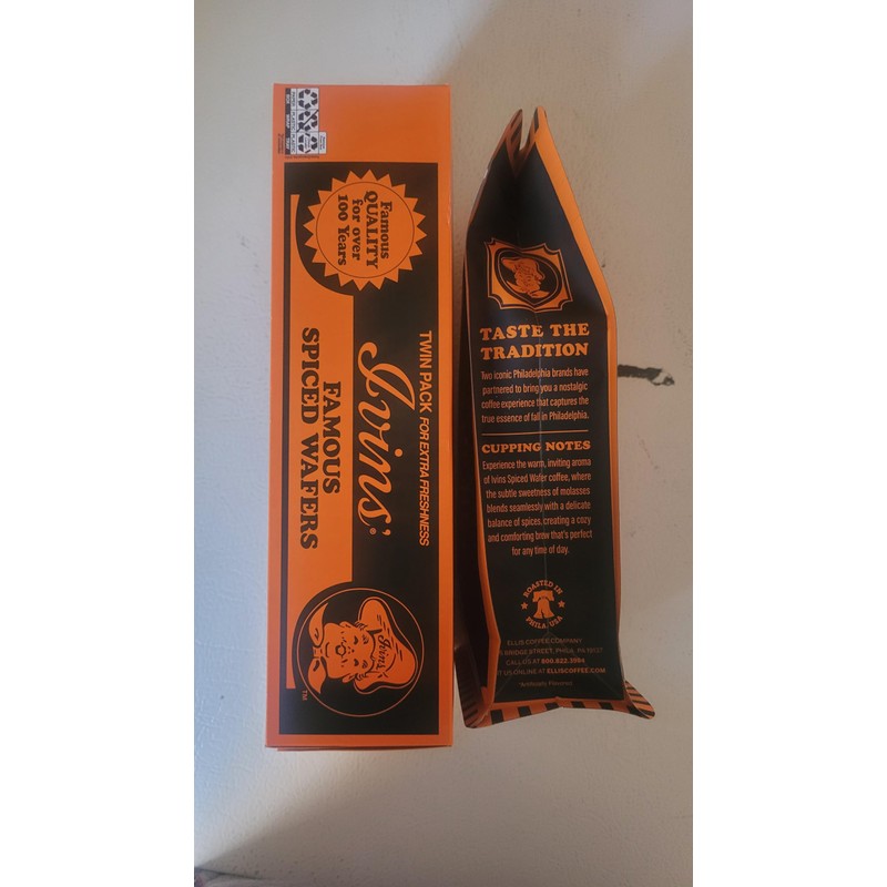 IVINS FAMOUS SPICED WAFERS AND IVINS 100% ARABICA COFFEE