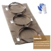 broyear 6"x12" Exhaust Heat Shield, Universal Pipe Heat Shield Protector