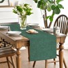 Artoid Mode Forest Green Summer Table Runner, Seasonal Fall Winter