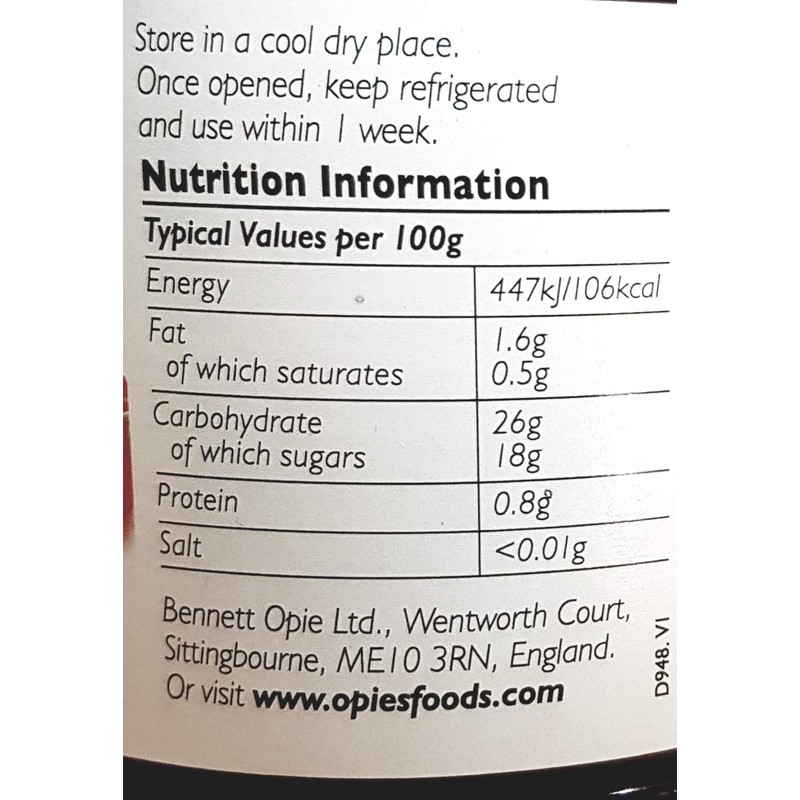 Opies Summer Berry Compote 400g