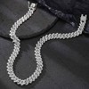 Xikui Cuban Chain Necklaces, Iced Out Miami Bling Diamond Hip