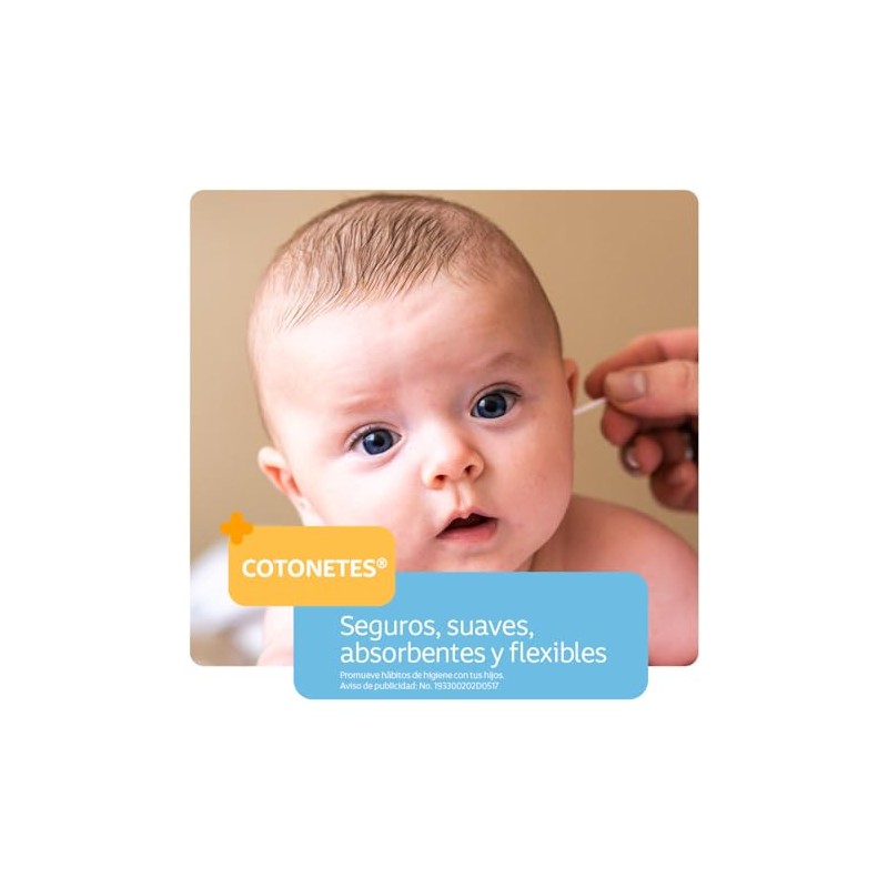 COTONETES Johnson & Johnson Hisopos 300 pzs