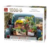 Vintage Truck with Flowers Jigsaw Puzzle 1000-Piece