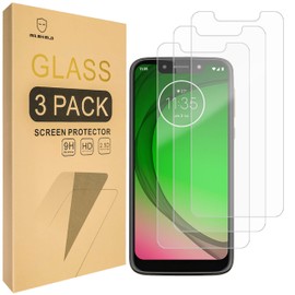 Mr.Shield [3-PACK] Designed For Motorola (MOTO G7 Play) [Tempered Glass] Screen Protector with Lifetime Replacement