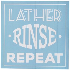 Premier Housewares 2800766 Bathroom Wall Plaques - Multi-Colour, Set of 3,1x20x20 cm