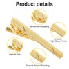 Koprek 5.9cm Gold Tie Clip for Men 2.32" Metal Business