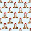 Santa Hat and Lights Corgi Christmas Wrapping Paper Premium Gift