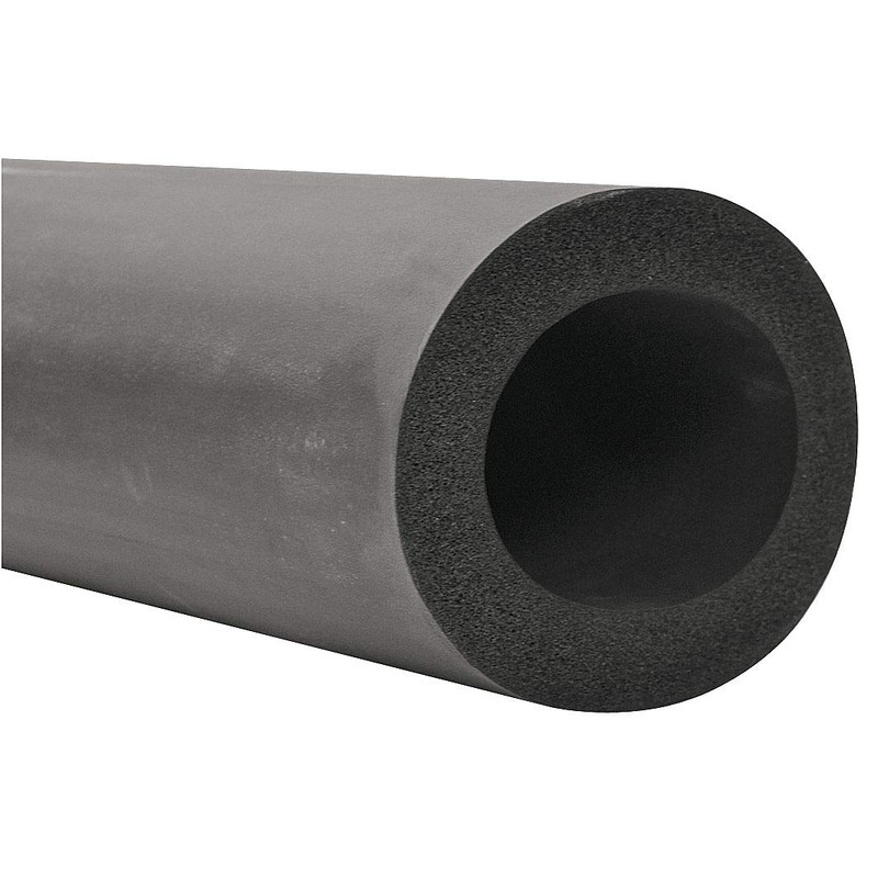 1-1/8" x 6 ft. EPDM Pipe Insulation, 1/2" Wall