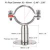 sourcing map Wall Mount Ceiling Mount Pipe Support, 304 Stainless