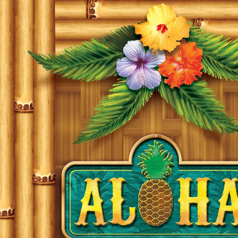 Beistle Aloha Door Cover