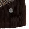 LIERYS Darnsell Harris Tweed Flat Cap - Brown Cap (54-61