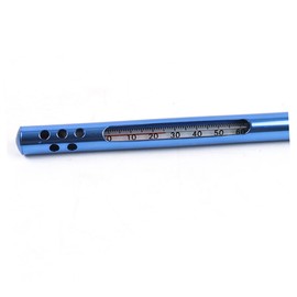 KICHOUSE Metal Case Pencil Type Thermometer Fishing Tool Fahrenheit Celsius Stream Water Thermometer
