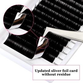 Individual Eyelash Extensions 0.15 C Curl 8-14 mm Blending Tray 12 Row Individual Eyelashes for Eyelash Extension Roll Individual Lashes 1 to 1 Professional FADVAN Classic Eyelash Extensions