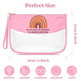 Sfodiary Female Empowerment Gifts Makeup Bag Inspirational Feminist Gifts Friendship Birthday Christmas for Women Encouragement Cosmetic Bag for Mom Daughter Nurse Teacher Travel Pouch