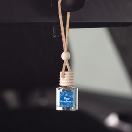 CE CRAFT CANDECraftCo Car Air Hanging Fragrance Oil, Car Auto Freshener for Essential Oils, Scents Fragrance Aromatherapy Automobile Diffuser, Long Lasting (Blue Raspberry)
